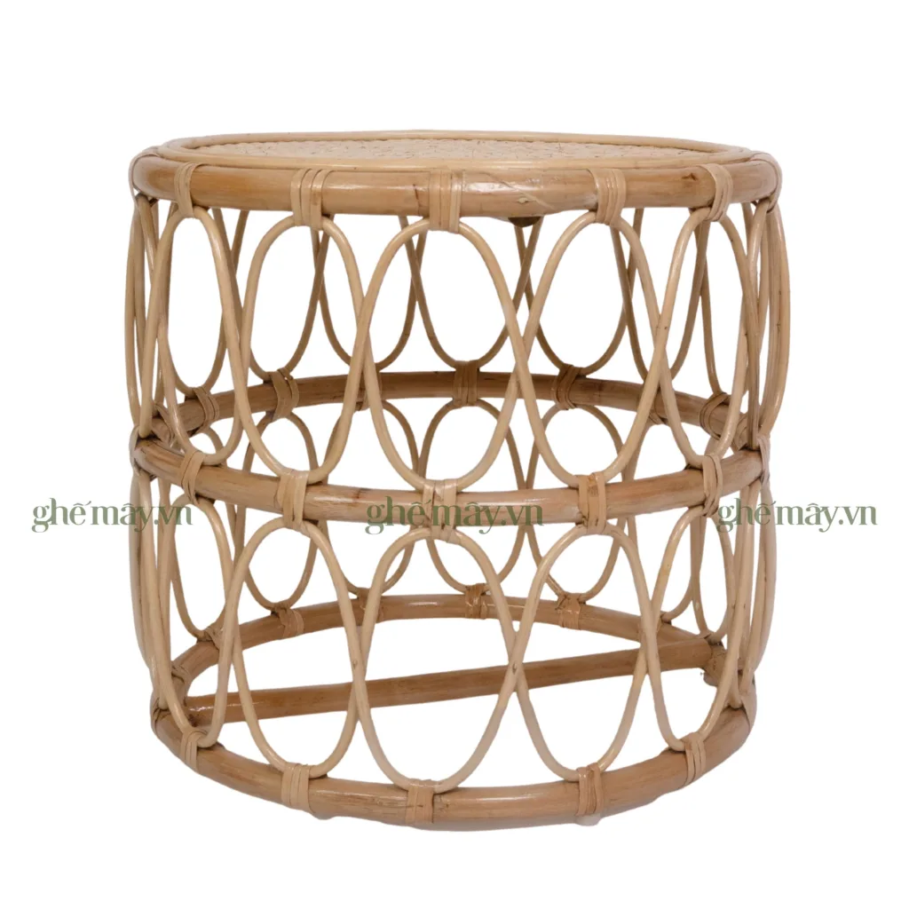 chính diện bàn họa tiết 50cm